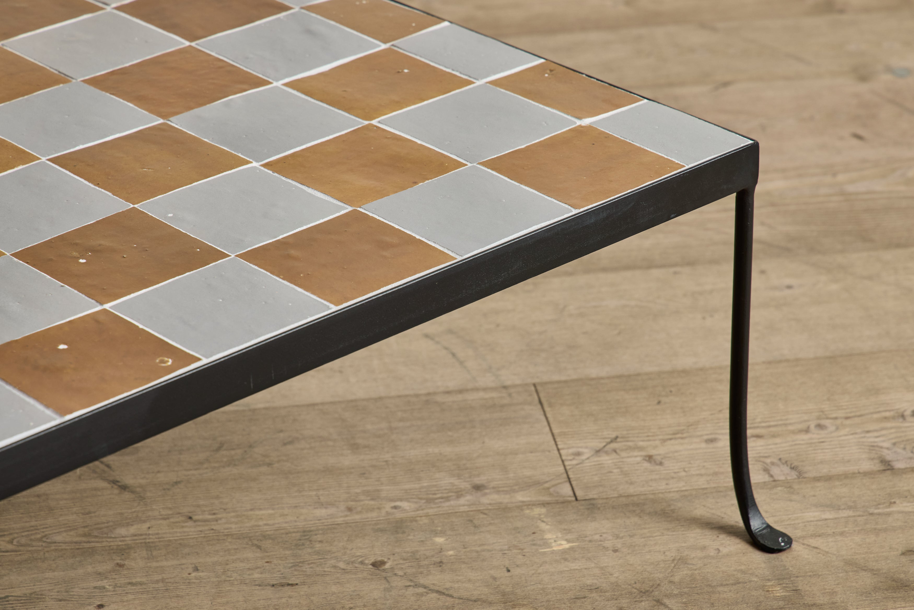Amber & Grey Tile Coffee Table