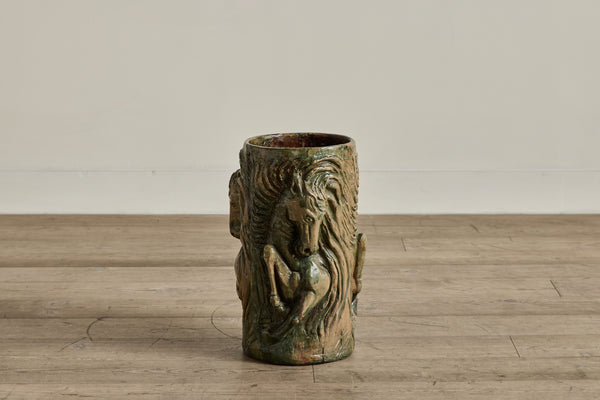Ceramic Horse Vase