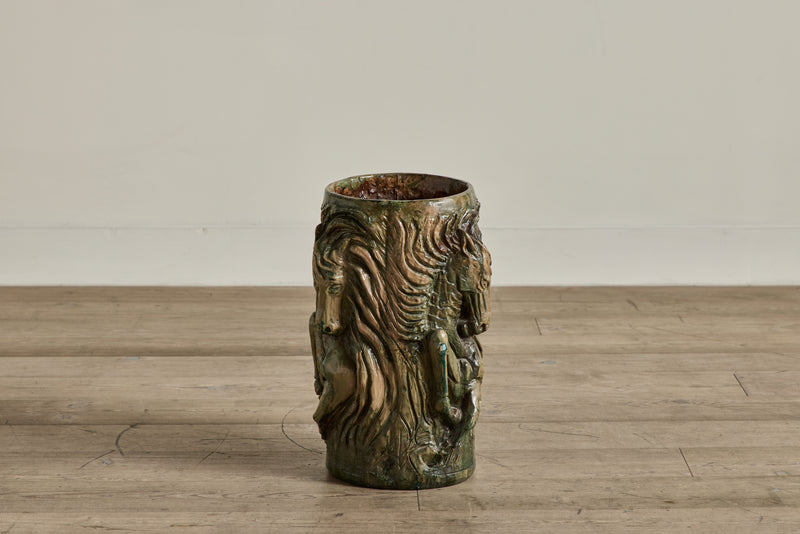 Ceramic Horse Vase