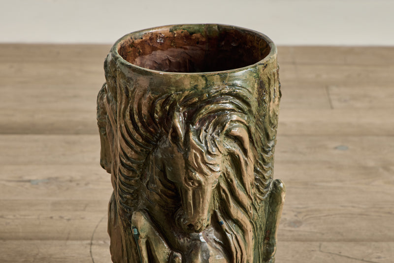 Ceramic Horse Vase