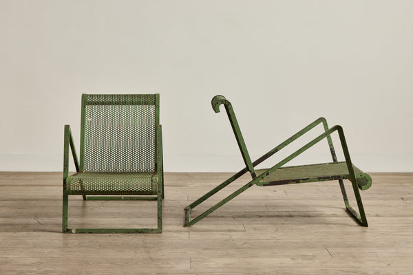 Pair of Royere Metal Chairs