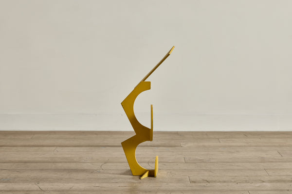 Yellow Abstract Sculpture