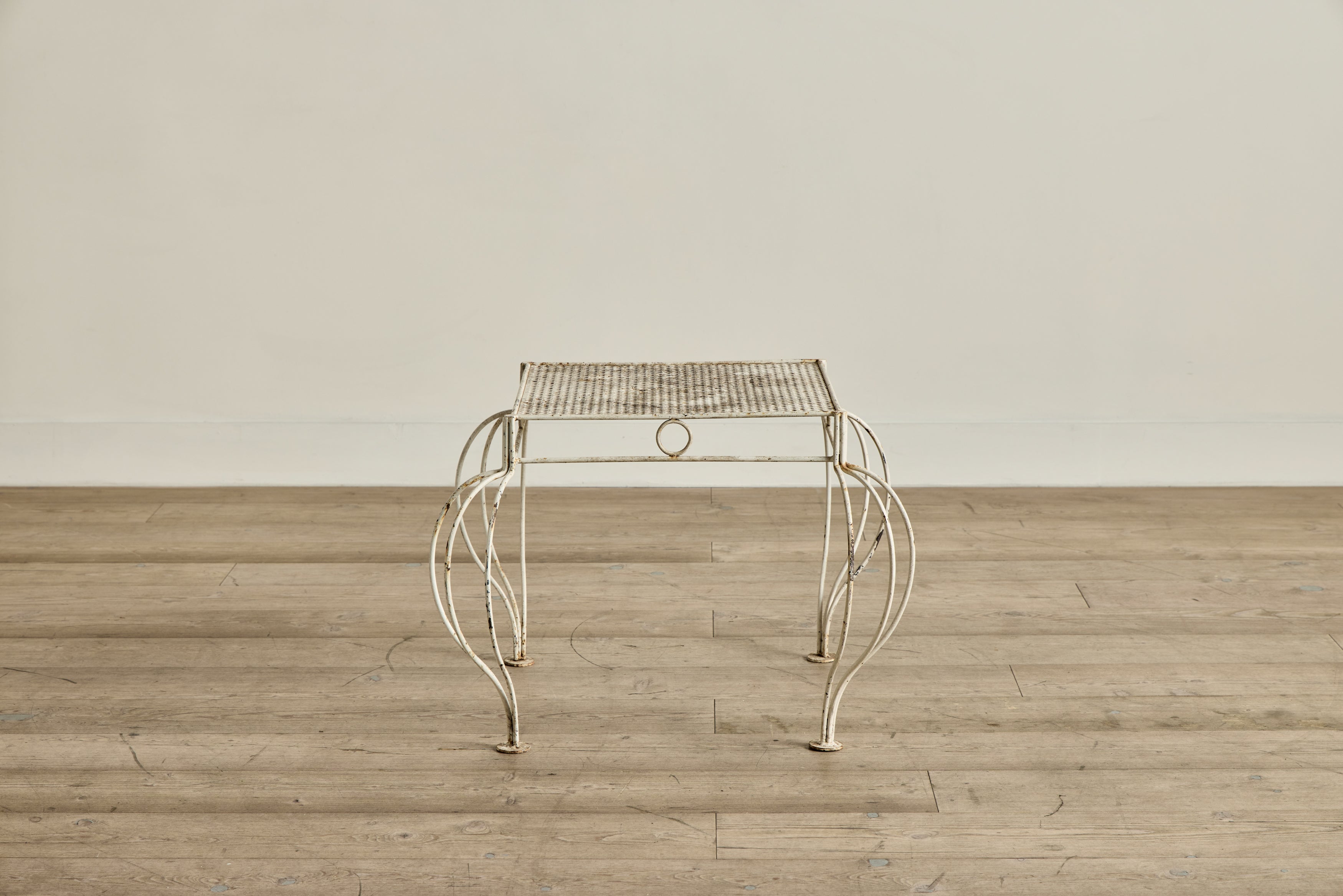 Cabriole Metal Side Table