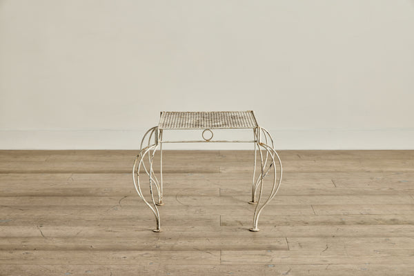 Cabriole Metal Side Table