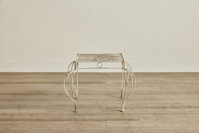 Cabriole Metal Side Table
