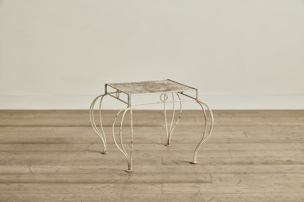 Cabriole Metal Side Table