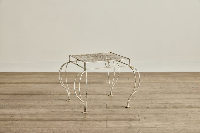 Cabriole Metal Side Table