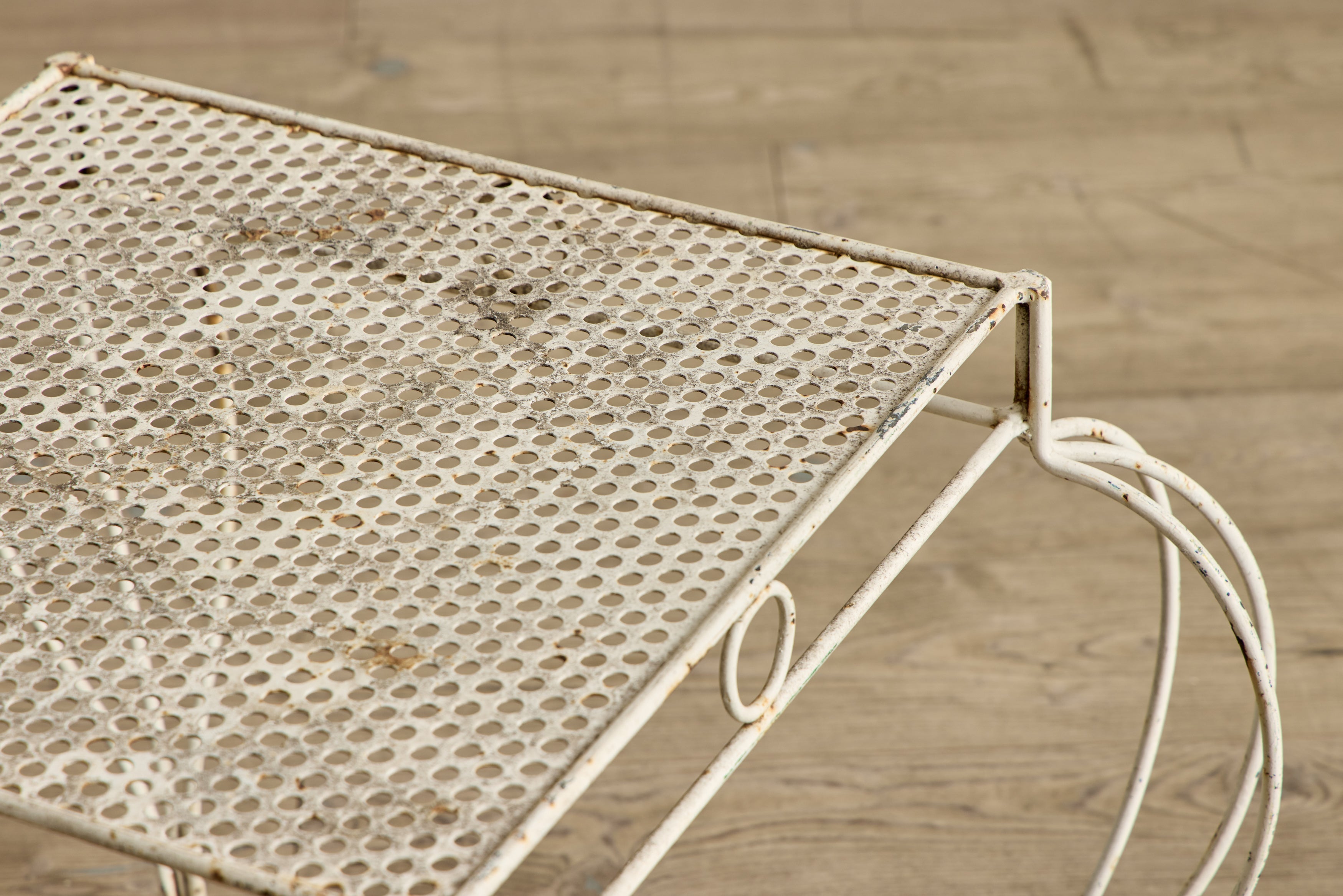 Cabriole Metal Side Table