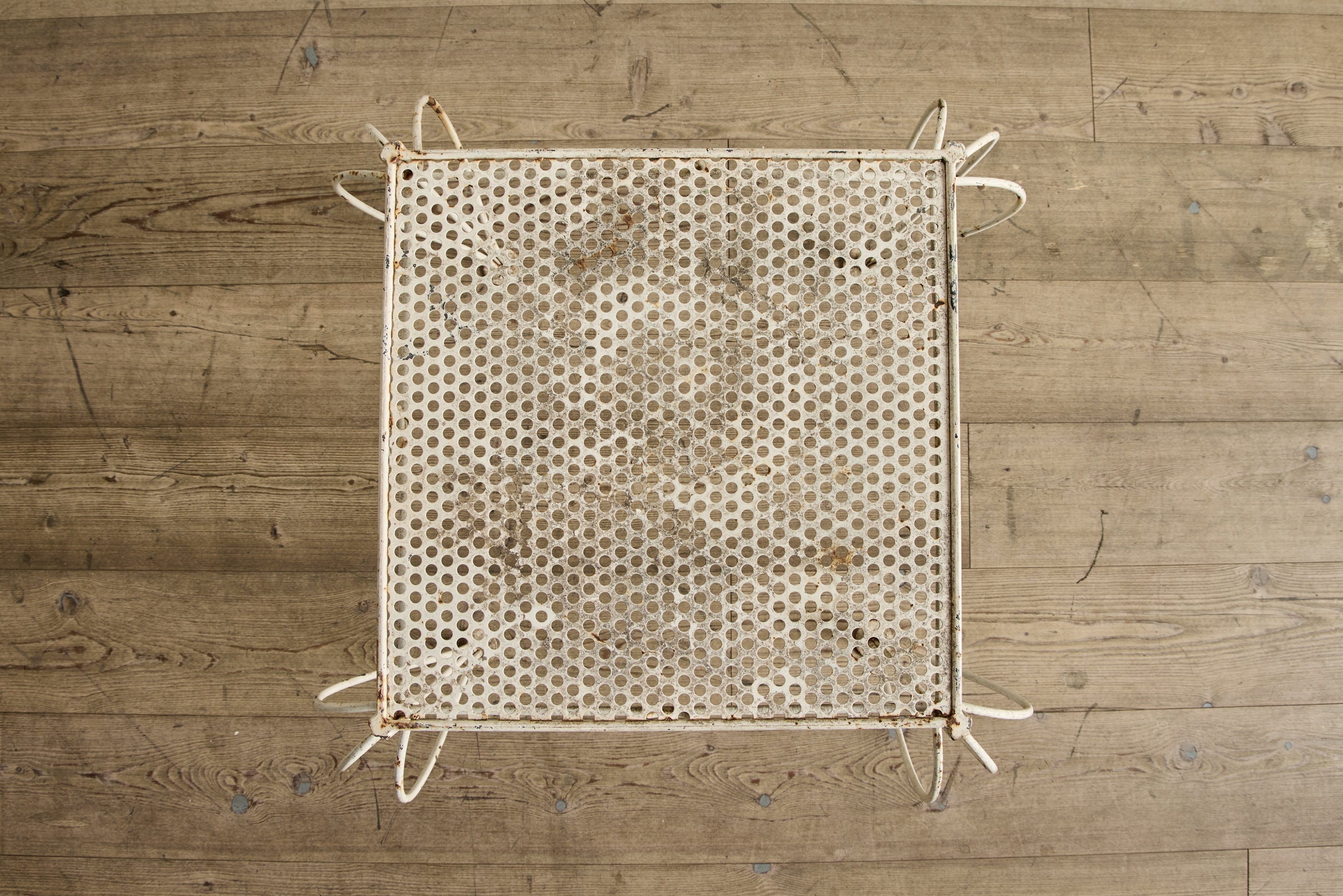 Cabriole Metal Side Table