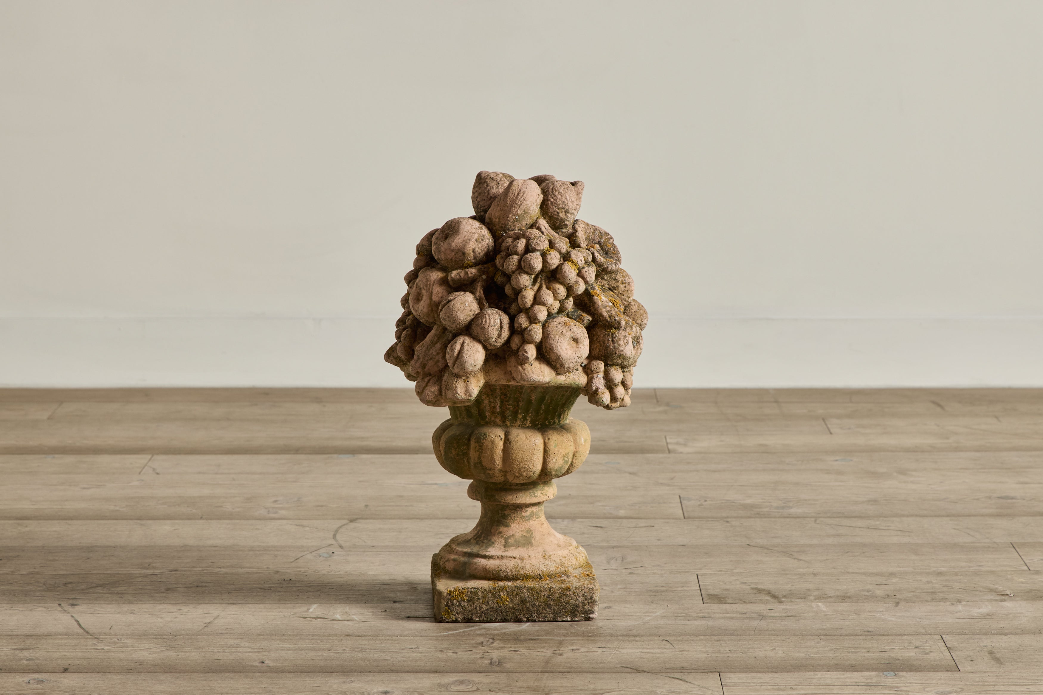 Pair of Terracotta Fruit Sculptures