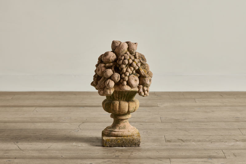 Pair of Terracotta Fruit Sculptures