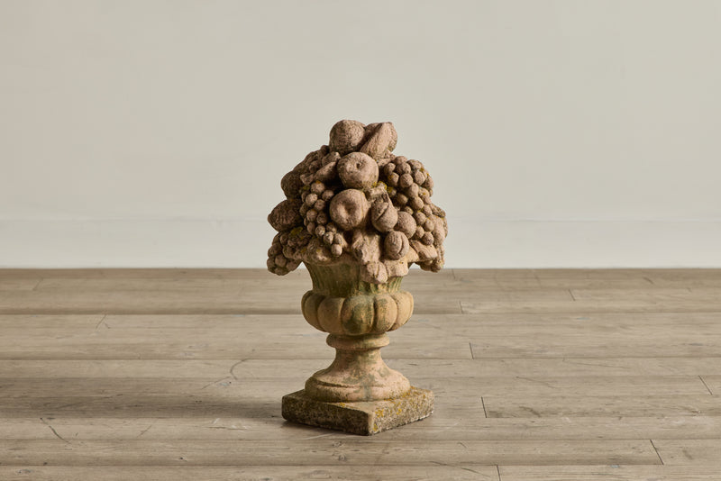 Pair of Terracotta Fruit Sculptures