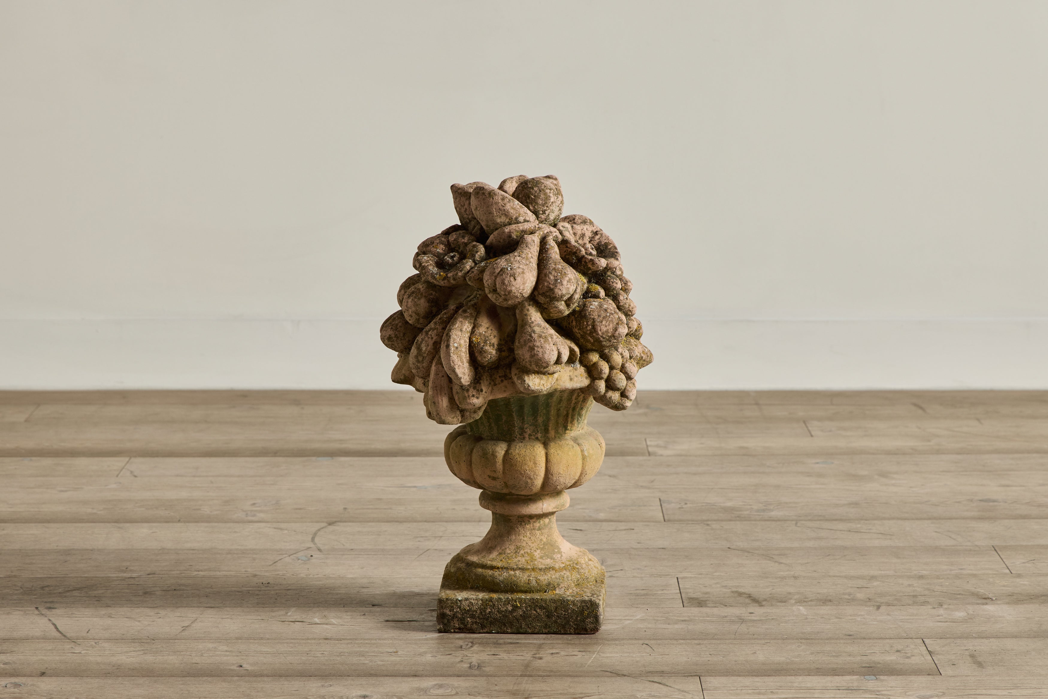 Pair of Terracotta Fruit Sculptures