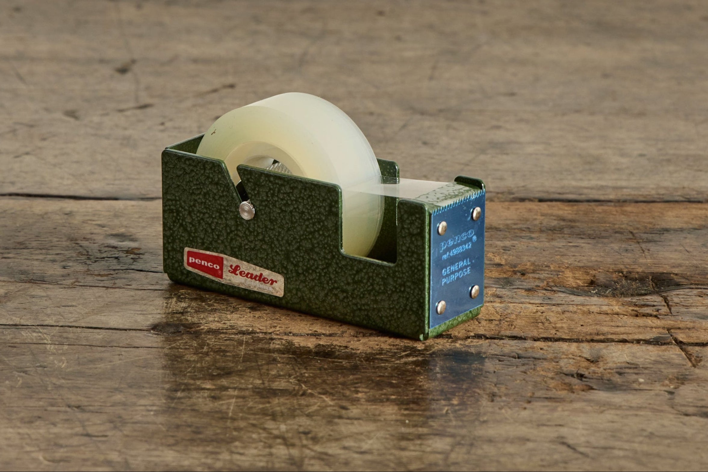 Steel Tape Dispenser, Green