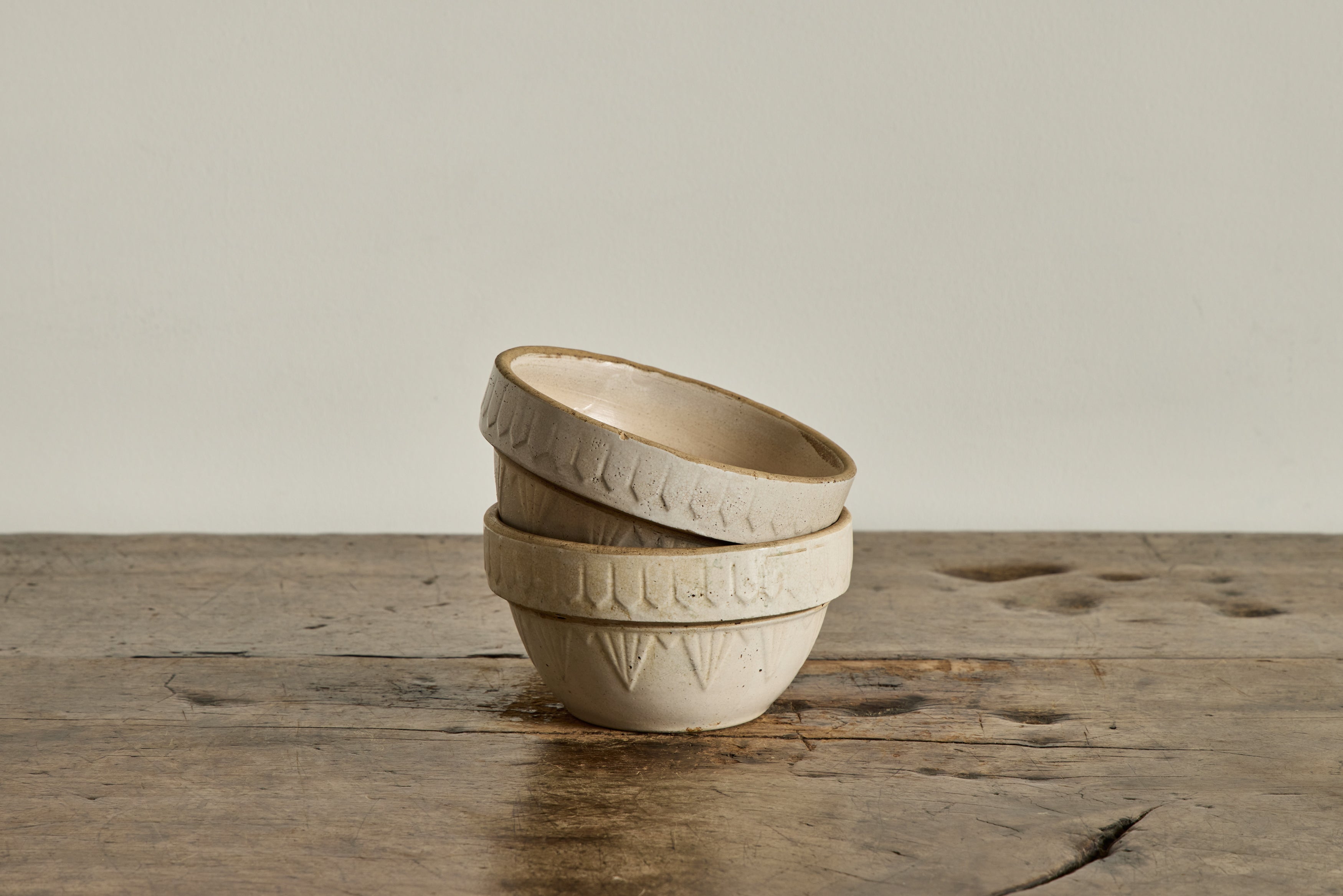 White Stoneware 6"