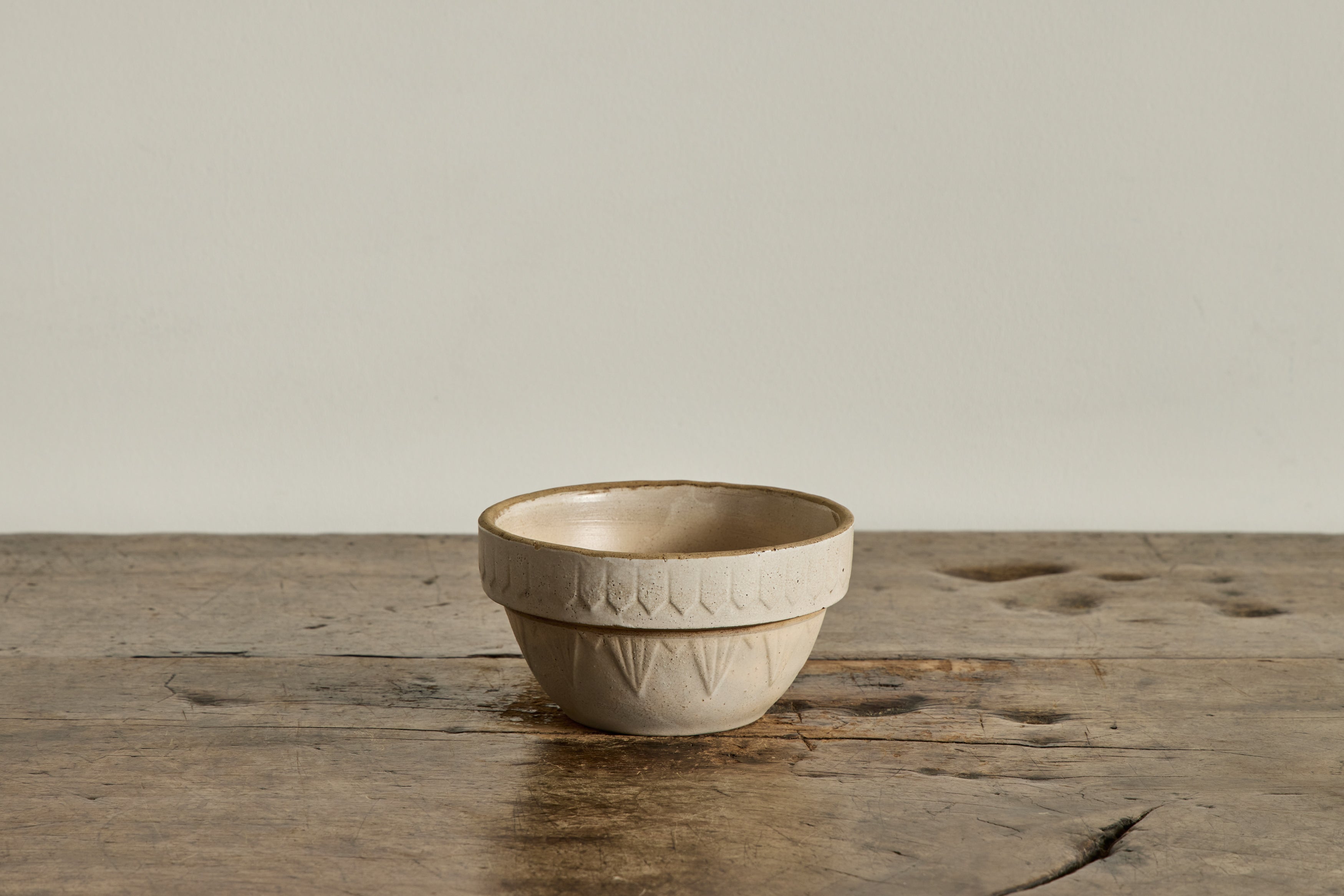 White Stoneware 6"