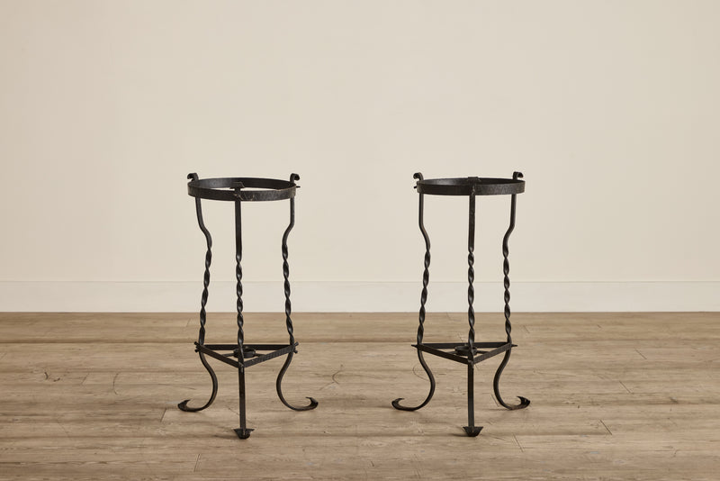 Pair of Iron Plant Stands (LA)