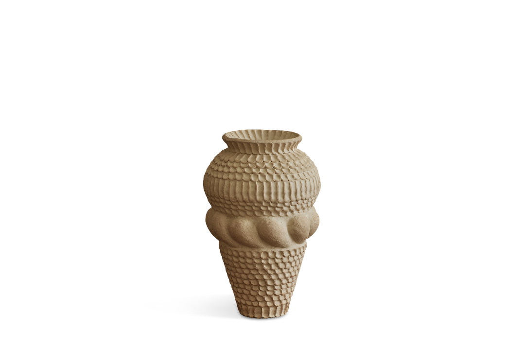 Fielding Clayworks, Braided Large White Vessel