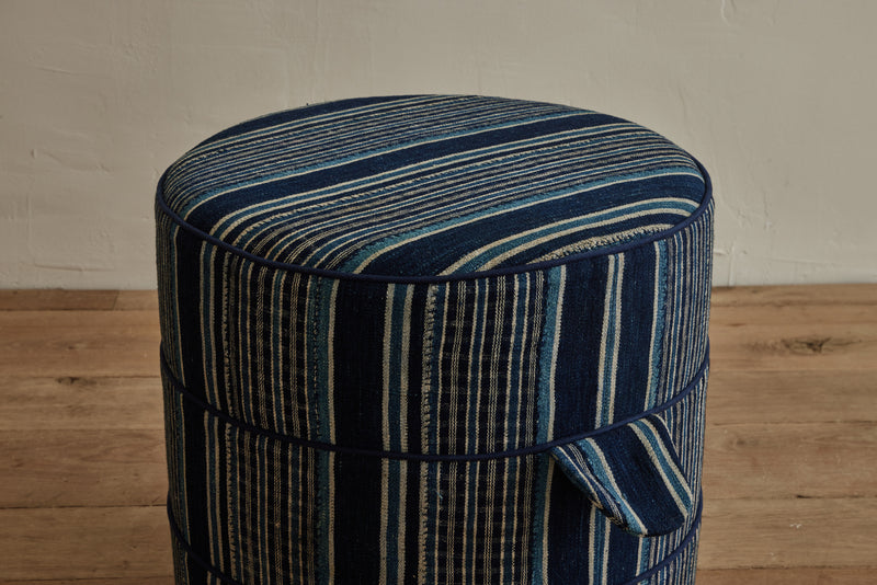 Nickey Kehoe 17" Round Hassock - In Stock