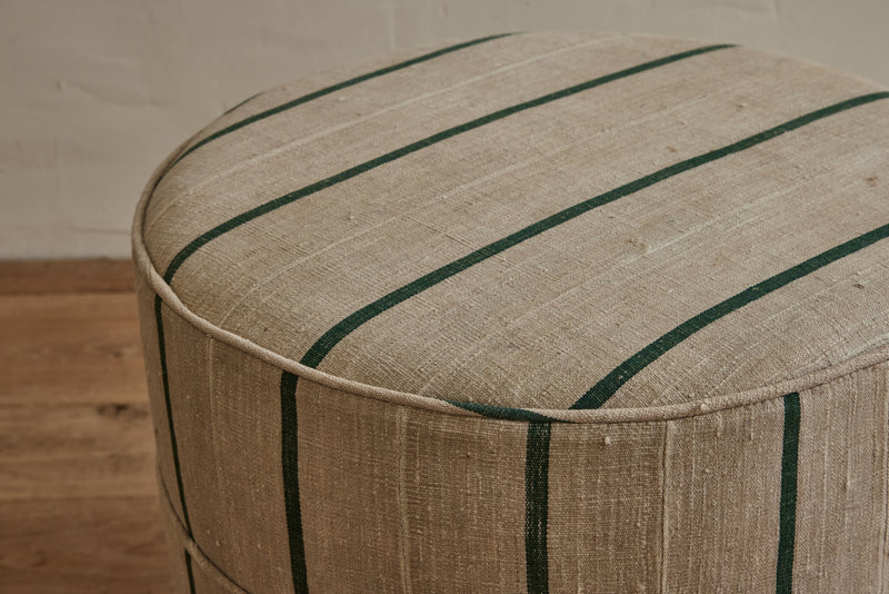 Nickey Kehoe 17" Round Hassock - In Stock