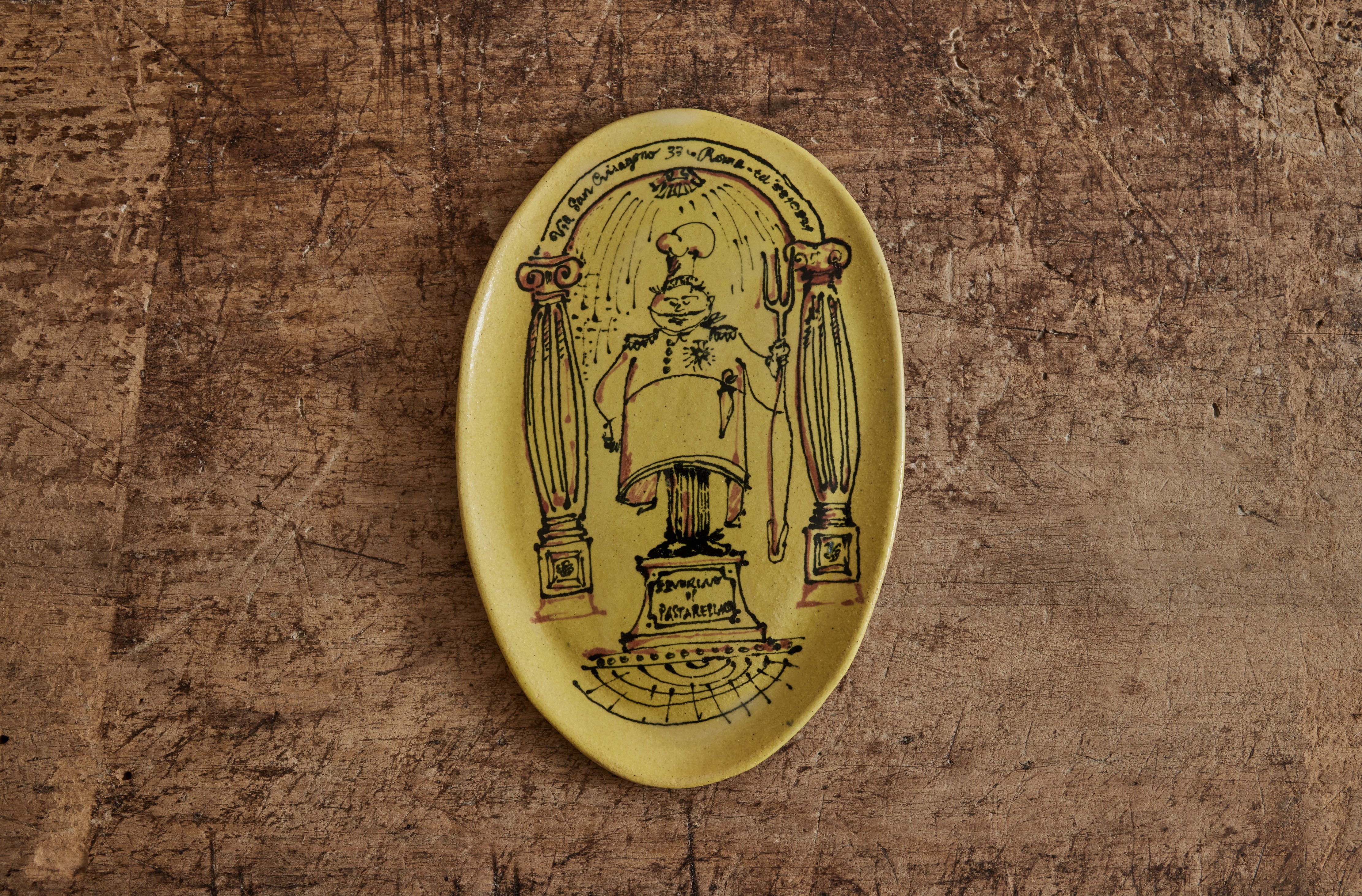 Skye Chamberlain, Oval Decorative Plate