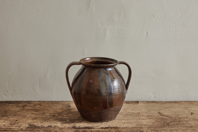 Medium Scandinavian Painted Pot