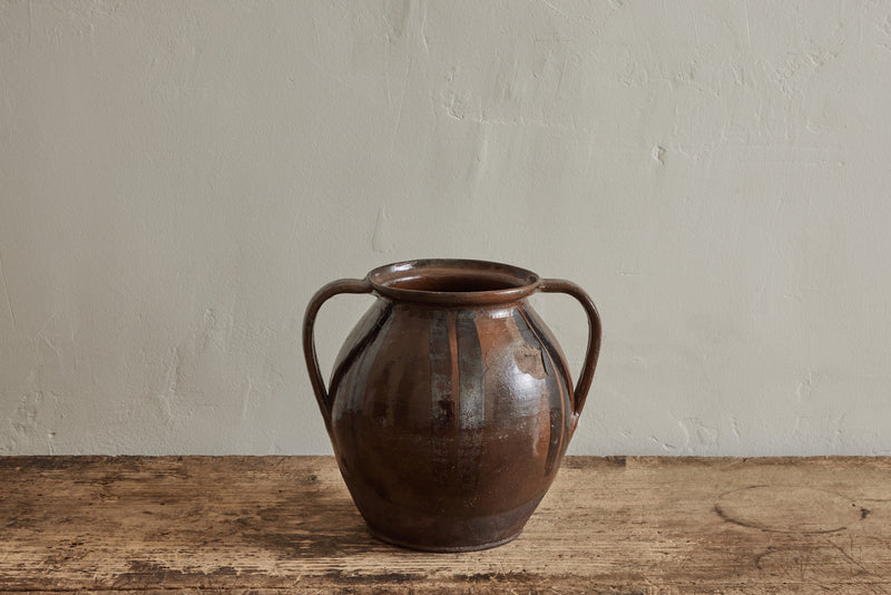 Medium Scandinavian Painted Pot