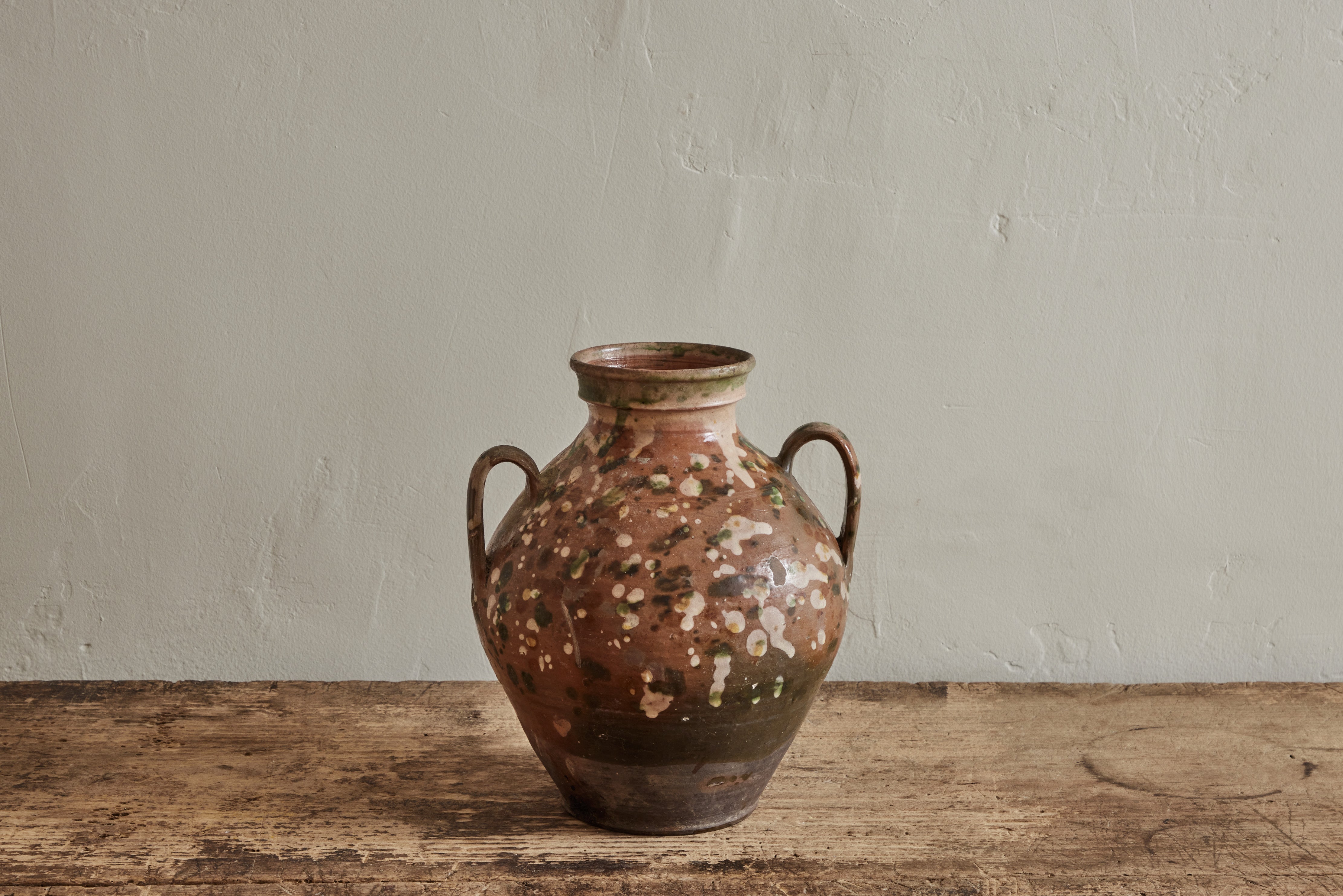 Medium Scandinavian Painted Pot