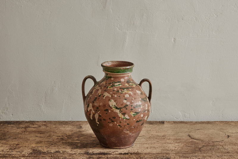 Medium Scandinavian Painted Pot