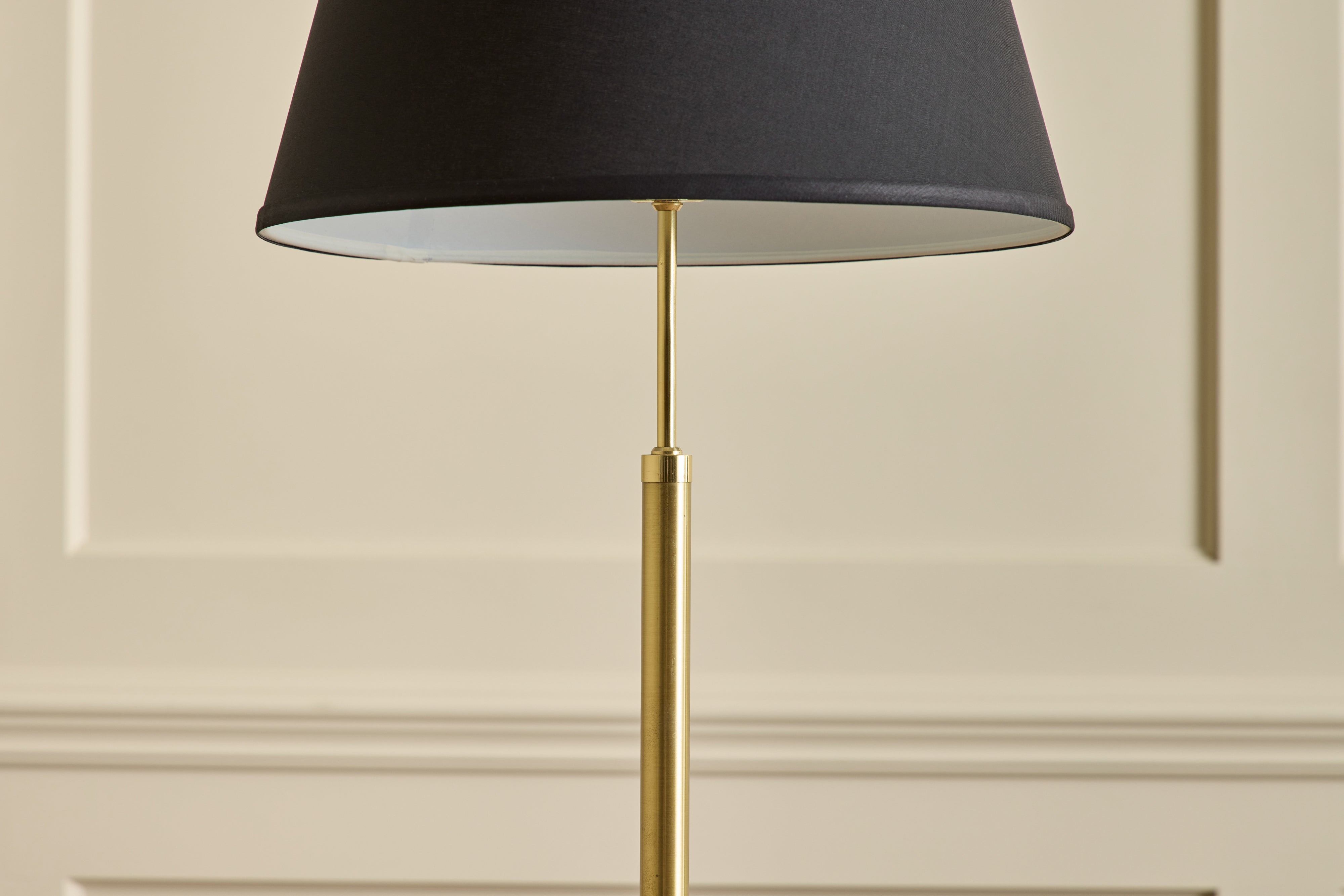 Danish Brass Floor Lamp