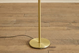 Danish Brass Floor Lamp