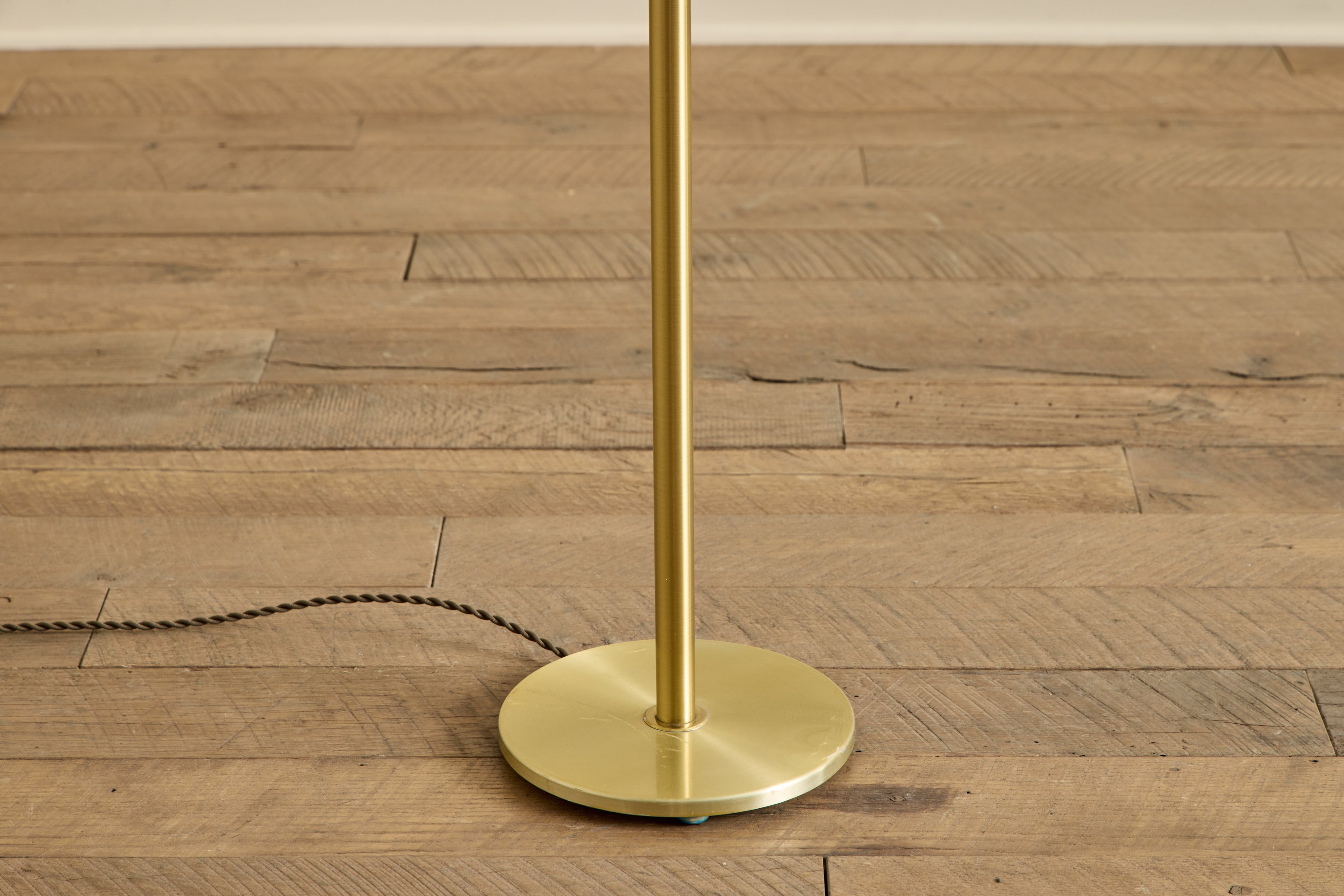 Danish Brass Floor Lamp