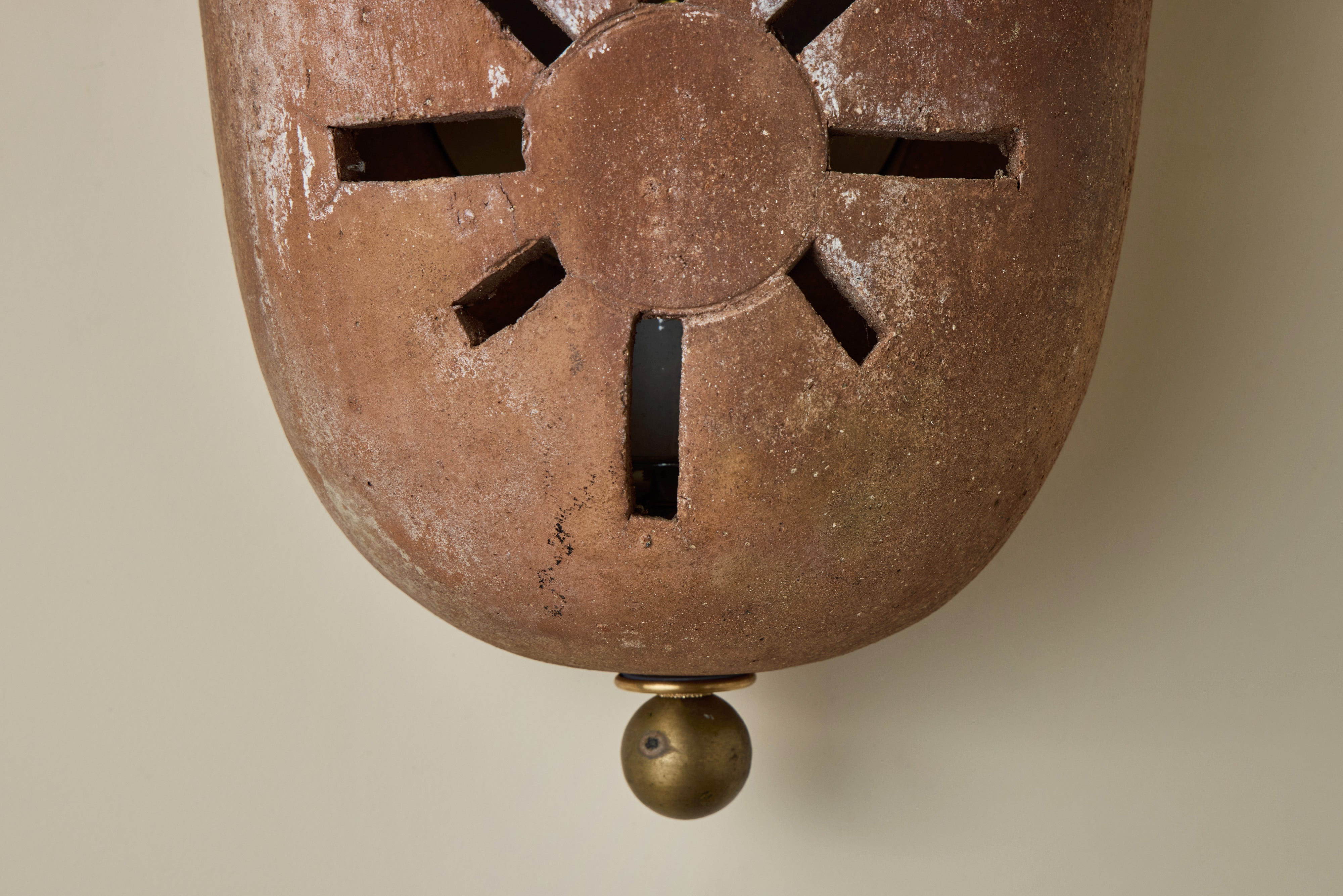 1970s Terracotta Sconce