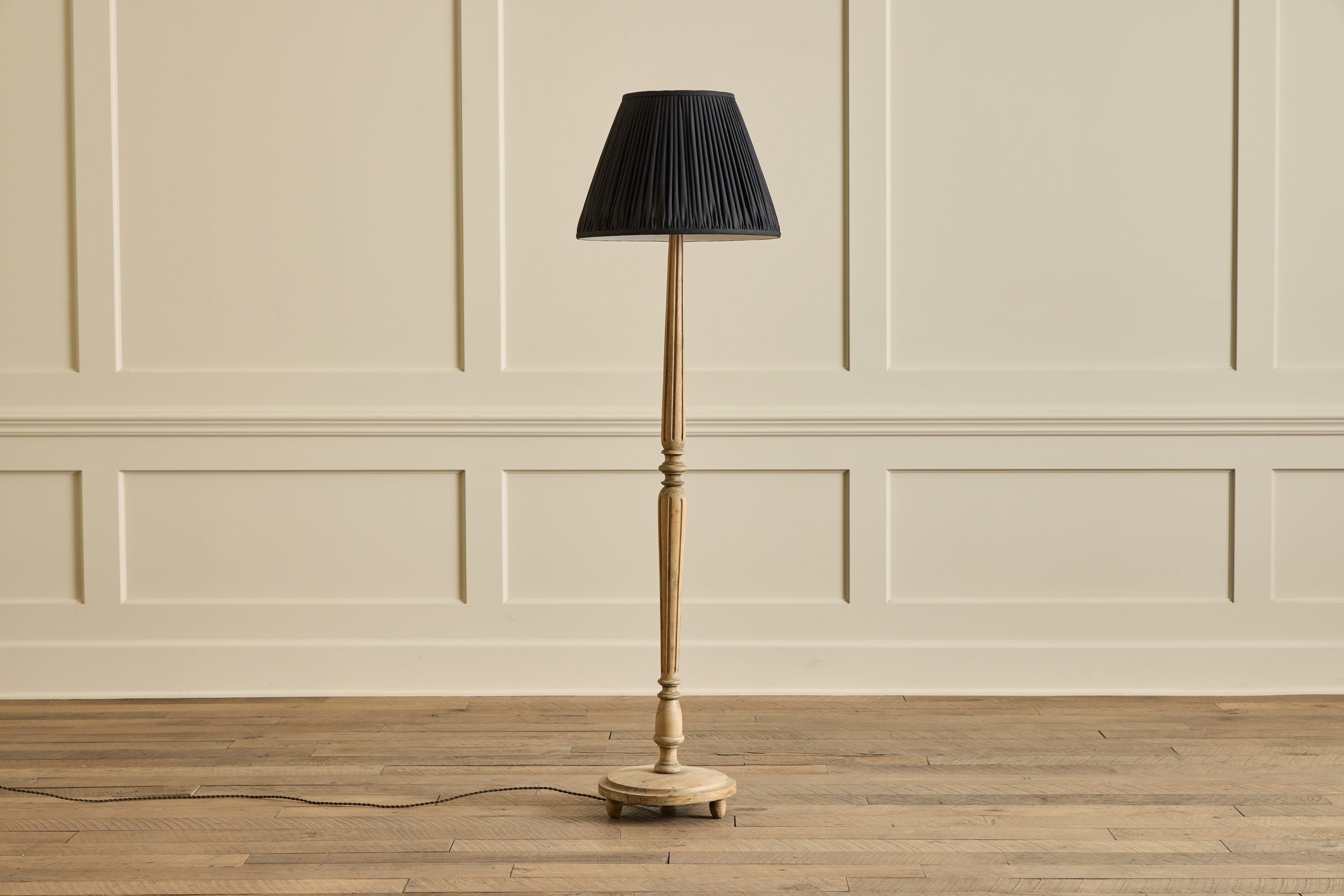 Swedish Pine Floor Lamp