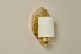 Paper Sconce Shade, Ivory