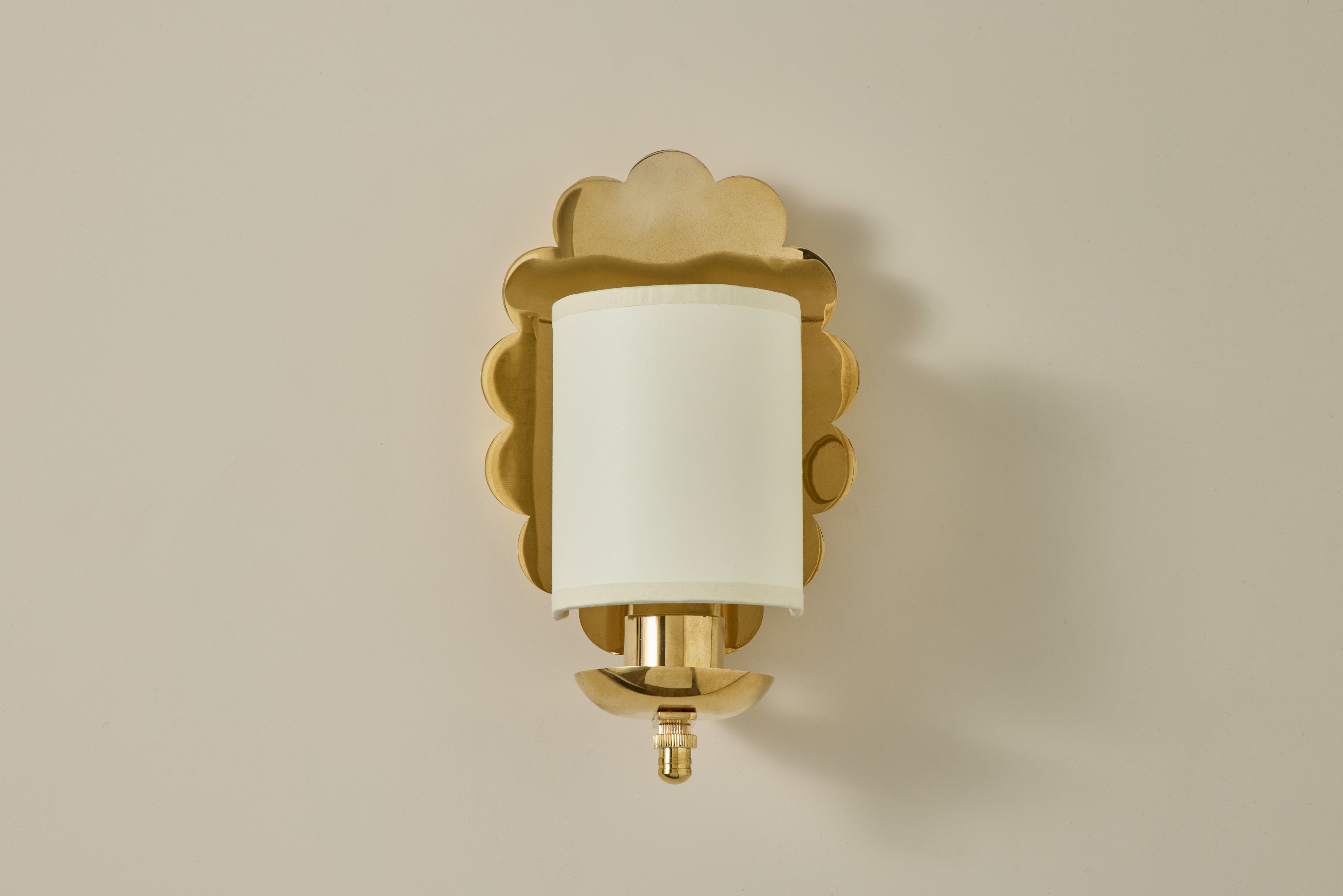Paper Sconce Shade, Ivory