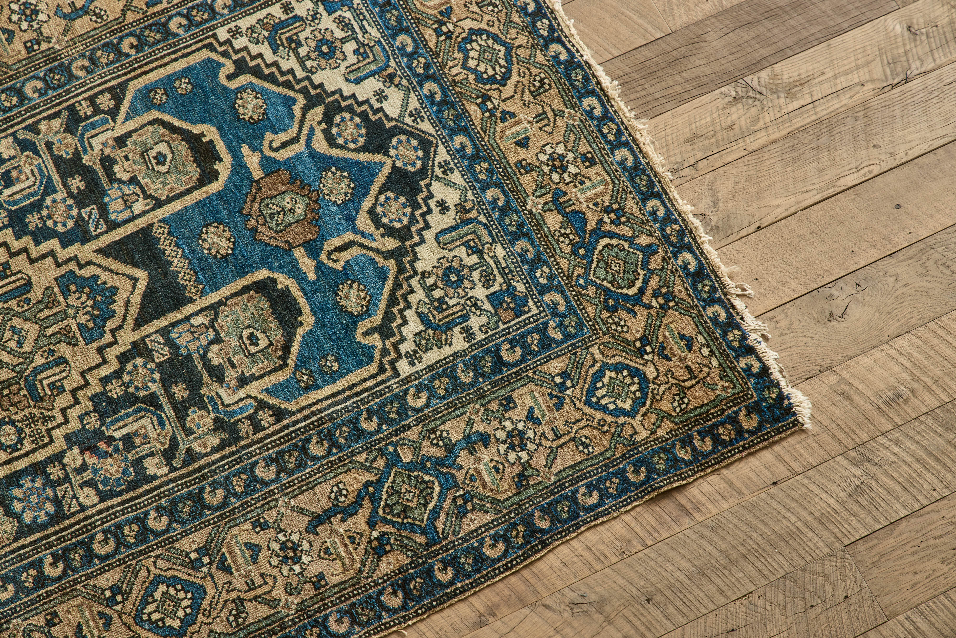 Blue Malayer Rug 4'8 x 7'3