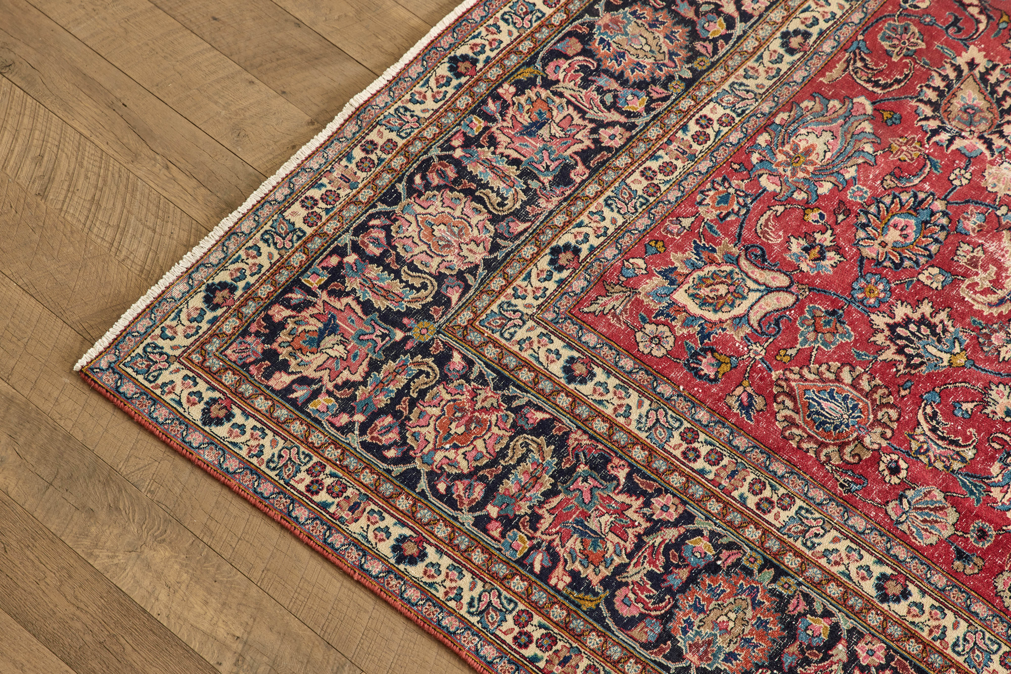 Persian Floral Tabriz Rug 10 x 13