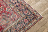 Persian Floral Tabriz Rug 10 x 13