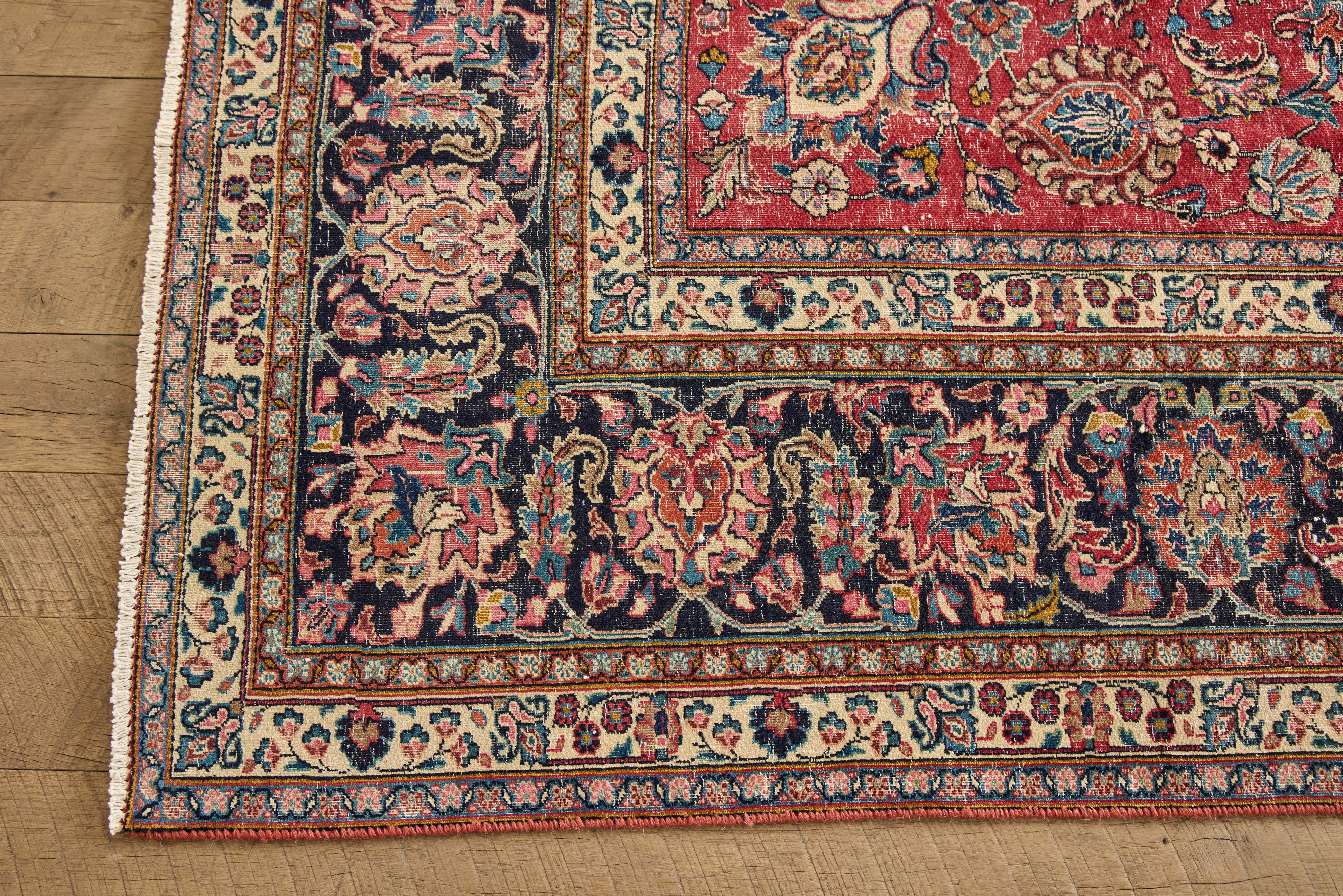 Persian Floral Tabriz Rug 10 x 13