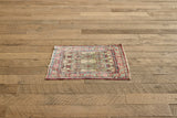 Persian Lavar Kerman Throw Rug 1'10 x 2'5