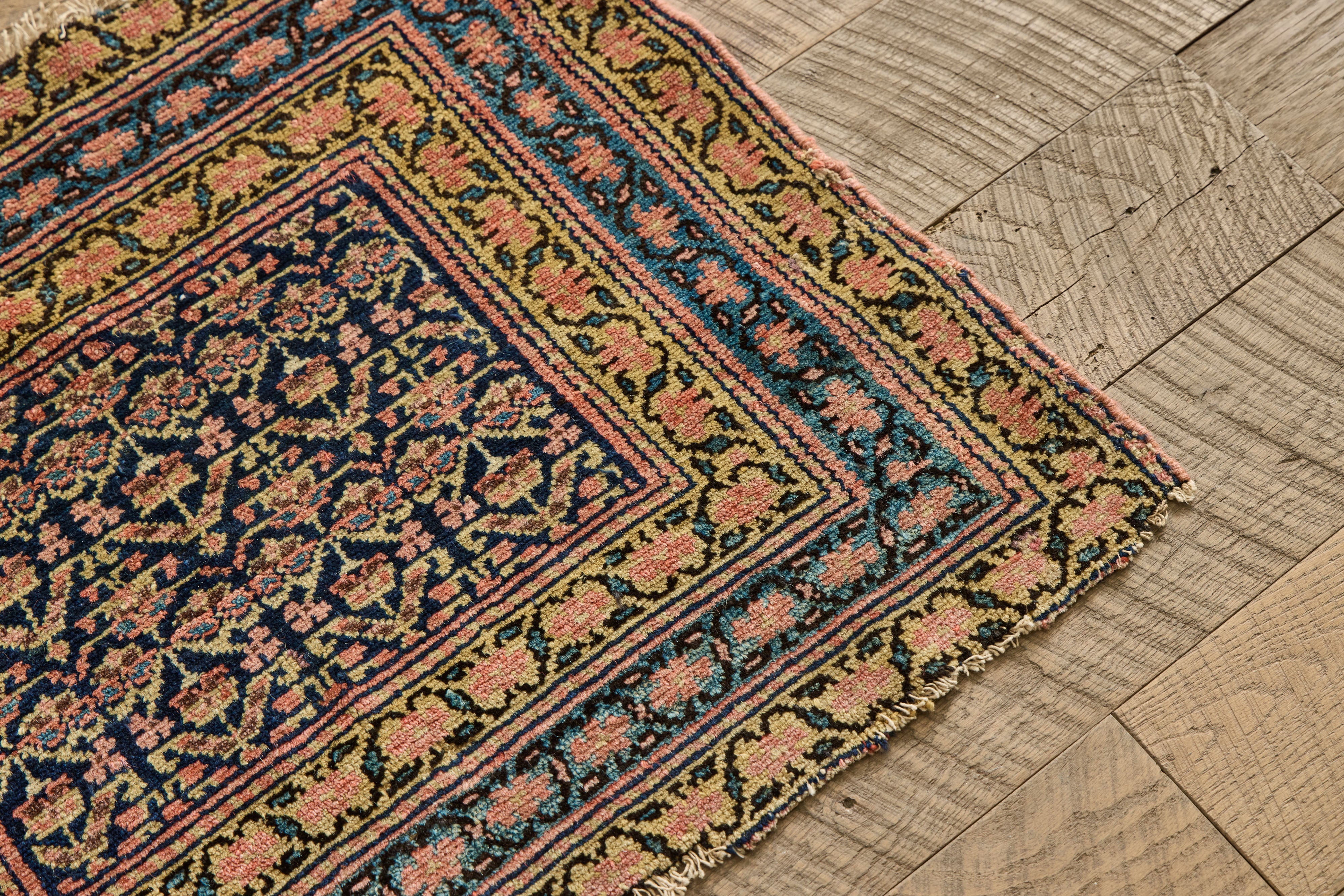 Persian Kurdish Scatter Rug 2 x 2'5