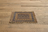 Persian Kurdish Scatter Rug 2 x 2'5