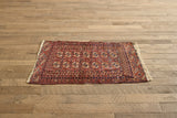 Turkoman Throw Rug 3 x 4'5