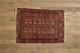 Turkoman Throw Rug 3 x 4'5