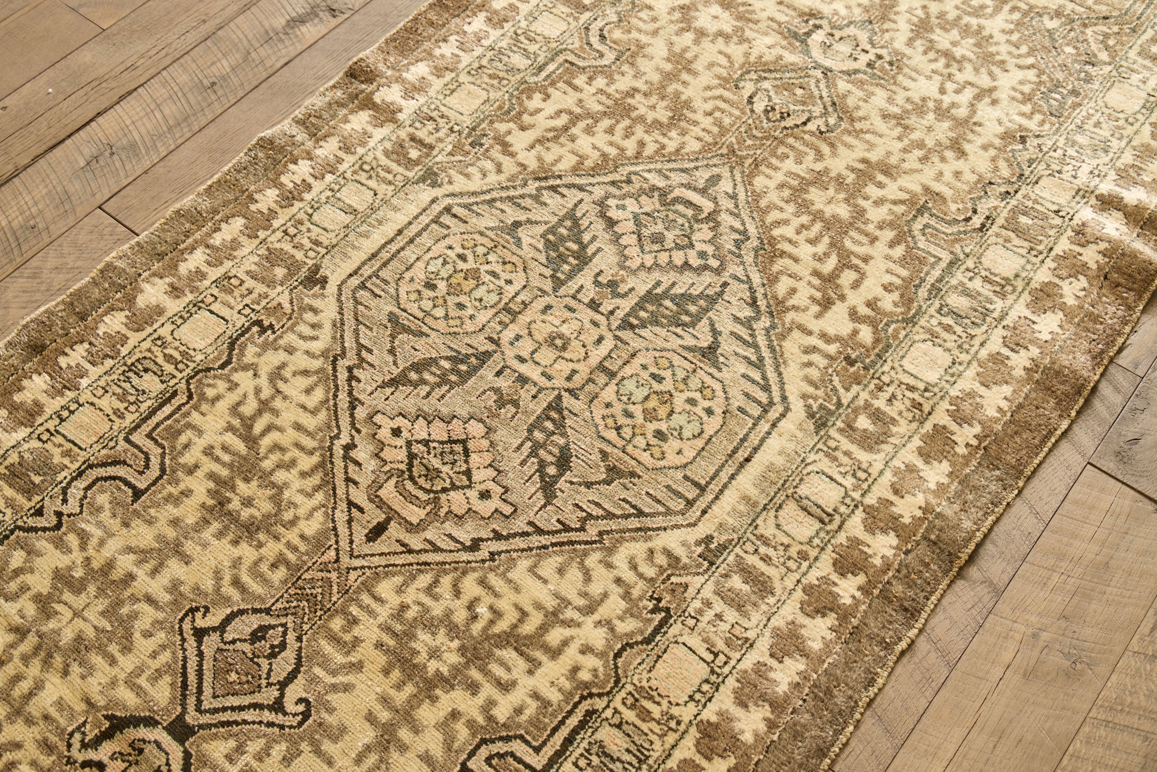 1920s Neutral Persian Runner 3'4 x 11'5