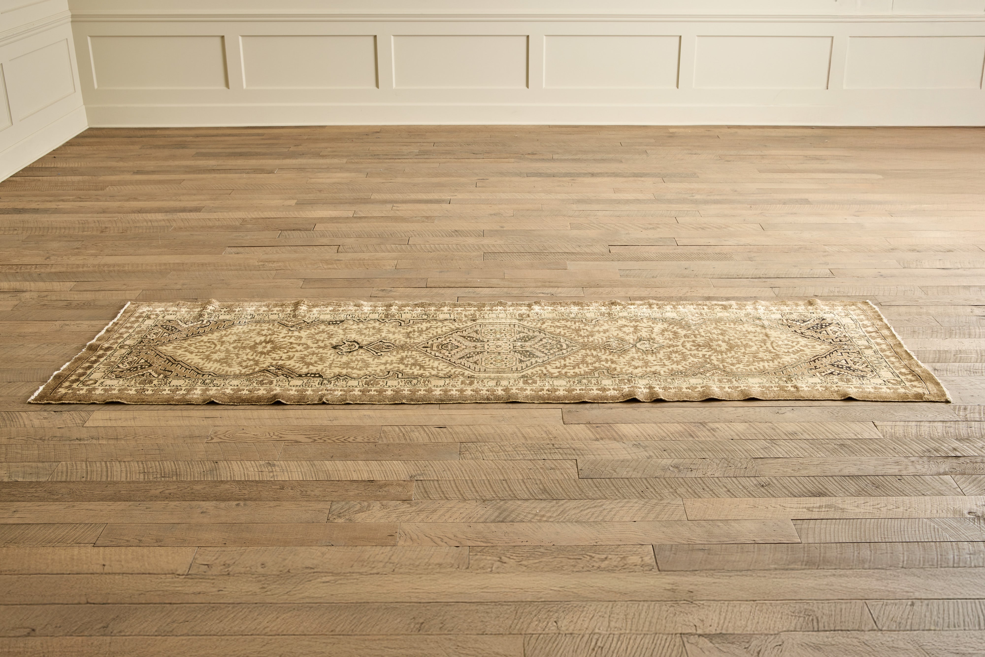 1920s Neutral Persian Runner 3'4 x 11'5