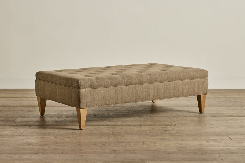 Tufted Ottoman, 54"