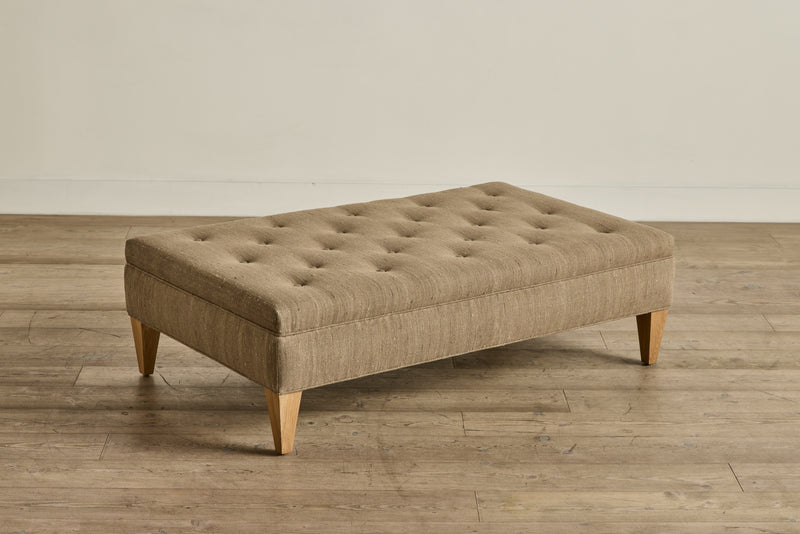 Tufted Ottoman, 54"