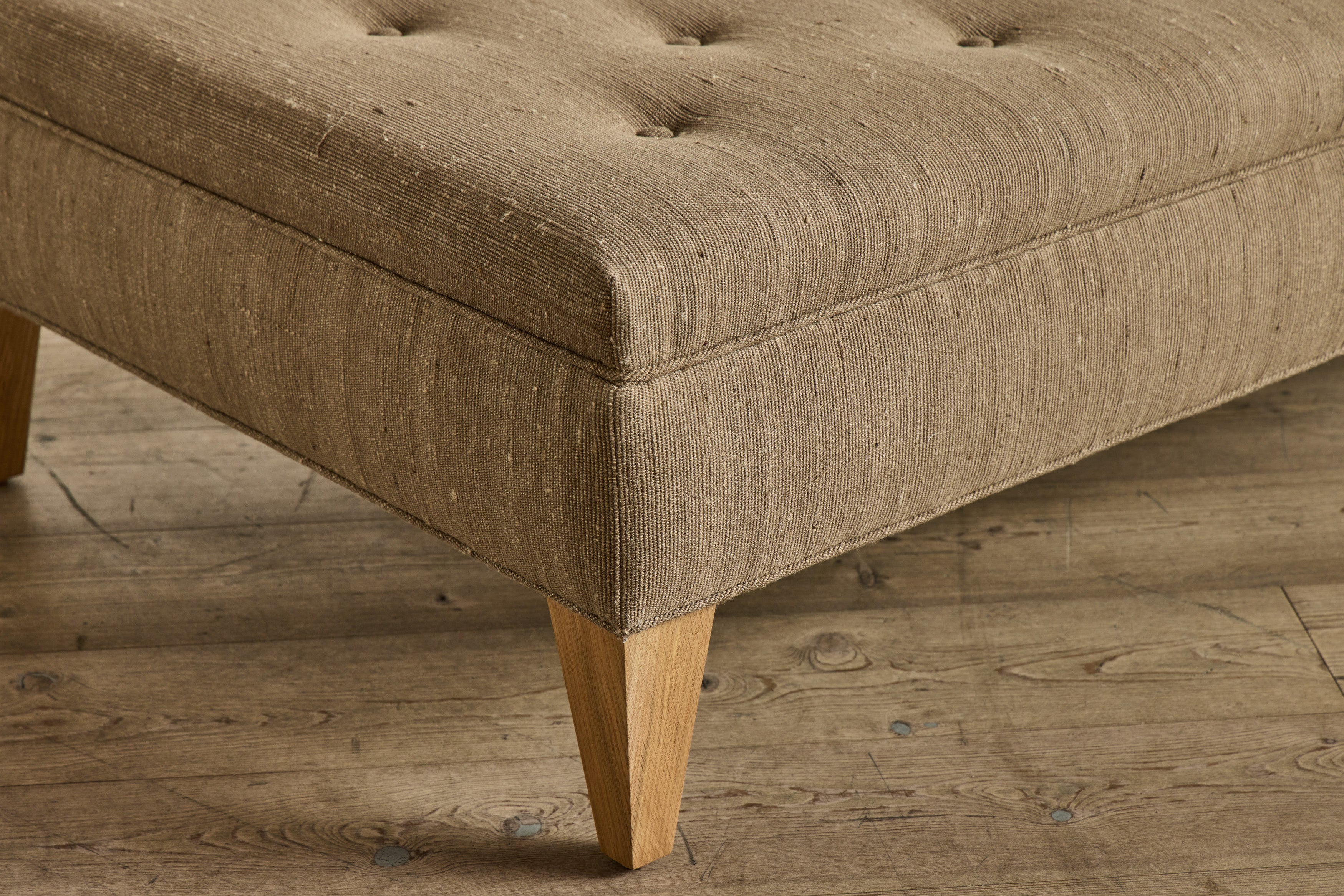 Tufted Ottoman, 54"